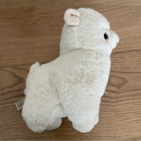 Keel Toys Alpaca Llama Soft Toy Plush Cuddly Animal White Pink Eyes Age 1+ Years - Picture 8 of 12